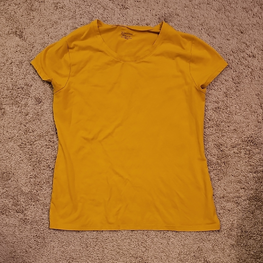 No Boundaries Mustard Short Sleeve Tee